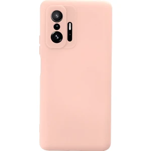 Case World Xiaomi Mi 11T Kapak Içi Kadife Kamera Korumalı Lansman Silikon Kılıf - Pudra