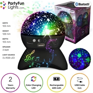 Stage Bluetooth Speaker Gökyüzü Projeksiyon Star Master