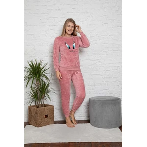 Kadın Kışlık Peluş Pijama Takımı Tweety Takım Tampap 8170