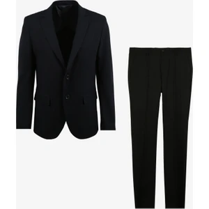 Normal Bel Basic Lacivert Erkek Takım Elbise F3WM-TKM 501