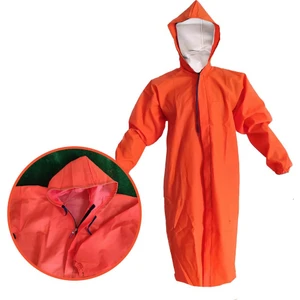 Sera Trend Balıkçı Pardesü Yağmurluk Fosforlu Turuncu Su Geçirmez Dikişsiz Avcı Balıkçı Yağmurluğu Alt Üst Takım Yağmurluk