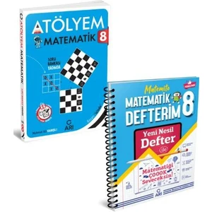 Arı Yayıncılık Yayınları 8 Sınıf Matematik Atölyem Akıllı Defter Seti 2 Kitap1