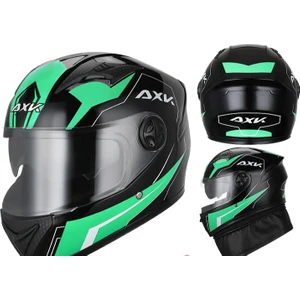 Axk Çift Motosiklet Kaskı Erkek ve Kadın Kışlık Sıcak Tam Yüz Kask-Siyah (Yurt Dışından)