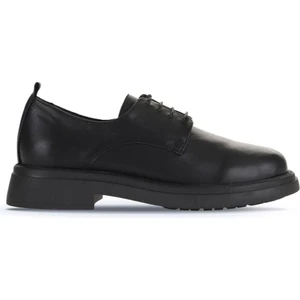 Bueno Shoes Siyah Deri Kadın Klasik Ayakkabı 01WZ4006