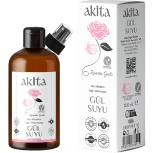 % 100 Doğal Yağı Alınmamış Gül Suyu Cam Şişe 100 ml