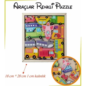 12 Parça Araçlar Puzzle 30503
