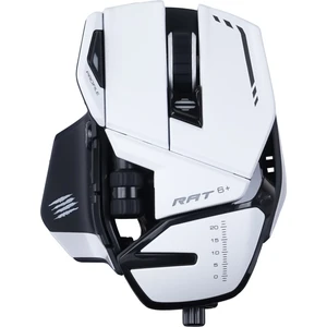 Mad Catz Rat 6+ Kablolu Gaming Mouse - Beyaz   MR04DCINWH000-0