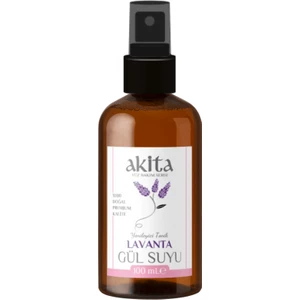 % 100 Doğal Lavantalı Gül Suyu Cam Şişe 100 ml