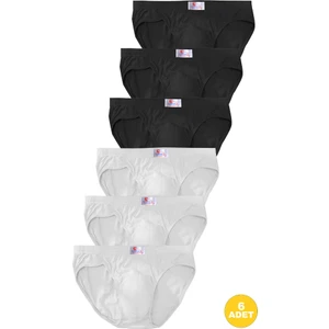 Erkek 6'lı Ekonomik Karışık Slip Külot - Özel Paketinde