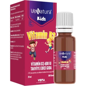 Kids Vitamin D3 400 Iu Damla 20 ml