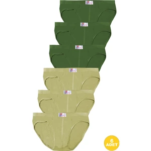 Erkek 6'lı Ekonomik Karışık Slip Külot - Özel Paketinde
