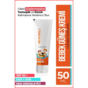 New Well Güneş Koruyucu Çocuk Kremi Spf 50+ (50ML)