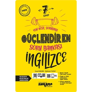 Ankara Yayıncılık 2024 Müfredat Güncel 7.Sınıf Ingilizce Nesil Sorularla Güçlendiren Soru Bankası