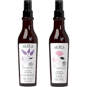 % 100 Doğal Yağı Alınmamış Gül Ve Lavanta Suyu 2X250mL
