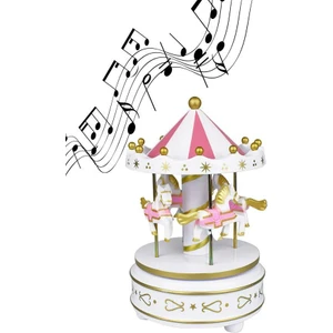 Atlı Karınca Müzik Kutusu Beyaz