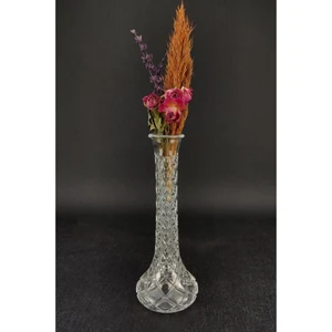 Cam Karanfillik Vazo 25 cm - Desen-2