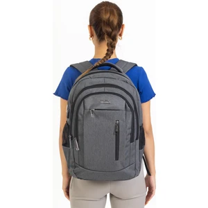 Case Club Sırt Çantası Yandan Cepli Su Geçirmez Kumaş Laptop Bölmeli 14"-15,6"-16" Inç