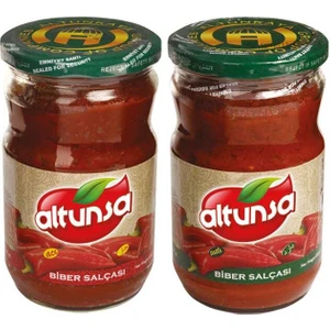 Biber Salçası Acı ve Tatlı Set 650 gr x 2