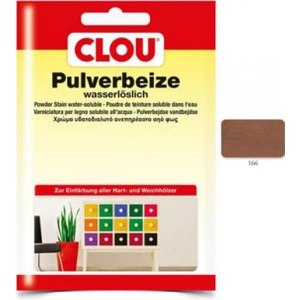 Suda Çözülen Oksit Toz Ahşap BoyasıCLOU Oksit Toz Boya NR:166 Açık Ceviz 5gr