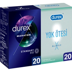 Yok Ötesi Slim Fit 20'li Ince + Maraton  20'li Prezervatif