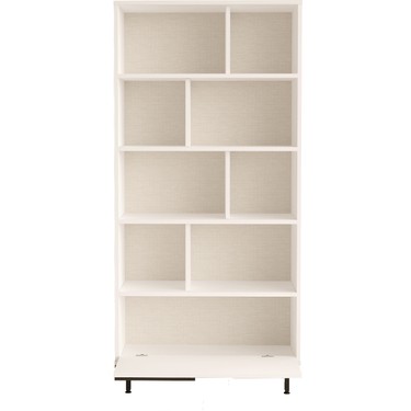 Yurudesign Ocean Kitaplık Raf Metal Ayaklı 176CM Kapaklı Fiyatı