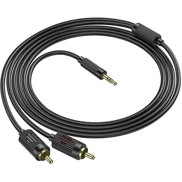 Coofbe Hc Seri 1.5mt 3.5mm Jack To Rca Kablo Rca Stereo Ses Sistemi Kablosu Kopmaz