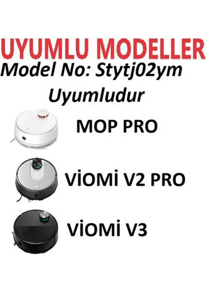 Xiaomi Mi Robot Vacuum Mop Pro (STYJ02YM) Uyumlu Robot Süpürge Yenileme Seti
