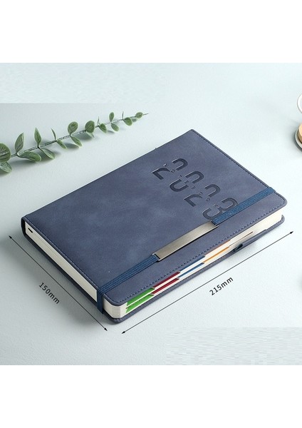 Koyu Mavi A5 2023 Gündem Dizüstü Takvim Kırtasiye Dizüstü Planlayıcısı Hedefler Alışkanlık Programları 365 Gün Günlüğü Ofis Okul Malzemeleri (Yurt Dışından)