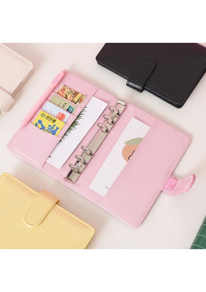 Beyaz A5 A6A5 Gevşek Yaprak Defter Kapağı Kırtasiye Hediye El Defter Dizüstü Planlayıcısı Pu Deri Kılıf Noteook A5 Bağlayıcı Dergisi Bağlayıcı (Yurt Dışından) fırsatları