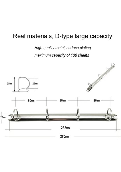 10 Adet 2 Cepler Uzun A4 A4 4 D-Ring Binder Kartpostal Saklama Kapağı Not Defteri Kart Albümü Polaroid Yıldız Defter Kişisel Günlüğü Chase Kırtasiye Iç Sayfa (Yurt Dışından)