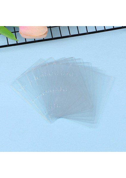 10 Adet Kart Çantası Mini 3 Halka Bağlayıcı Günlüğü El Kitabı Kore Kırtasiye Defter ve Dergisi Scrapbooking Okul Malzemeleri (Yurt Dışından)