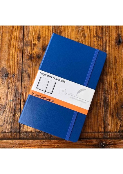 Klasik Mavi Boş A5 Klasik Efsanevi Defter Gündem Not Defteri Sanat Dergisi Noktalı Sayfalar/çizgi/kare/boş 100GSM Kağıt (Yurt Dışından)