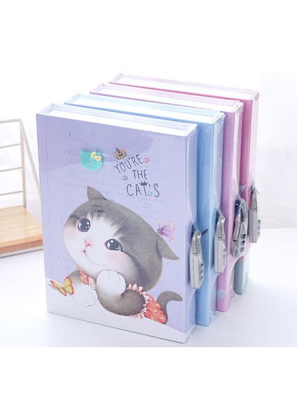 1 Adet A5 Gizli Günlüğü Kilitli Defter Kawaii Günlüğü Kitap Günlük Kaydı Dizüstü (Yurt Dışından)