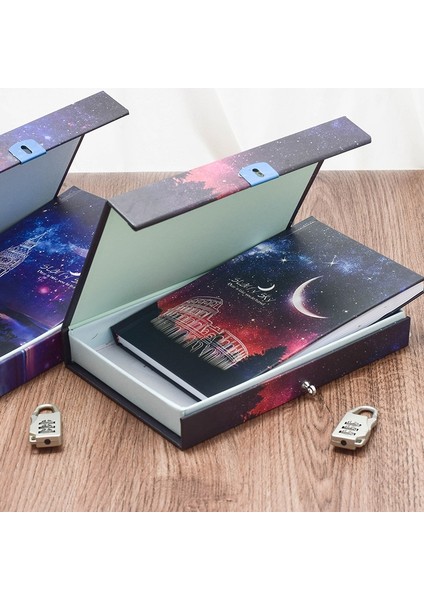 1 Adet A5 Gizli Günlüğü Kilitli Defter Kawaii Günlüğü Kitap Günlük Kaydı Dizüstü (Yurt Dışından)