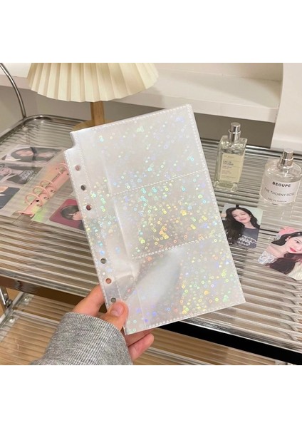 A6 10 Adet 10 Adet A6 Bağlayıcı Fotoğraf Kartları Idol Kartı Kpop Albümü 3/4/6 Inç Dolum Kollu Dıy Toplama Kitap Dolum Kollu Saklama Çantası Kırtasiye (Yurt Dışından)