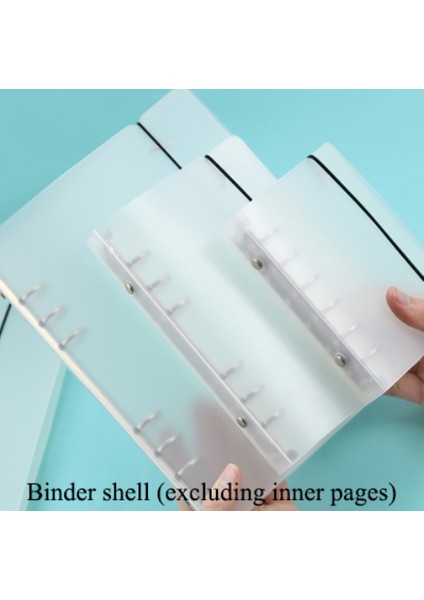 Binder A6 Sharkbang 40 Sayfa A5 A6 Gevşek Defter Dolum Spiral Ciltleme Dizini Iç Sayfa Aylık Haftalık Yapılacaklar Listesi Kağıt Kırtasiye (Yurt Dışından)