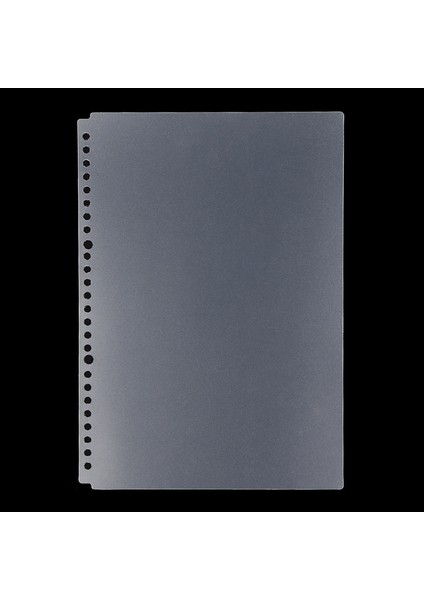 B5 Kapak Şeffaf A5/b5 20/26 Delik Not Defteri Gevşek Yaprak Kapak Plastik Doldurulabilir Dizüstü Sayfalama Ayırıcı Dosya Klasörü Halka Bağlayıcı Kırtasiye Aracı (Yurt Dışından)