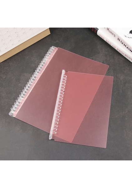 B5 Kapak Şeffaf A5/b5 20/26 Delik Not Defteri Gevşek Yaprak Kapak Plastik Doldurulabilir Dizüstü Sayfalama Ayırıcı Dosya Klasörü Halka Bağlayıcı Kırtasiye Aracı (Yurt Dışından) fırsatları