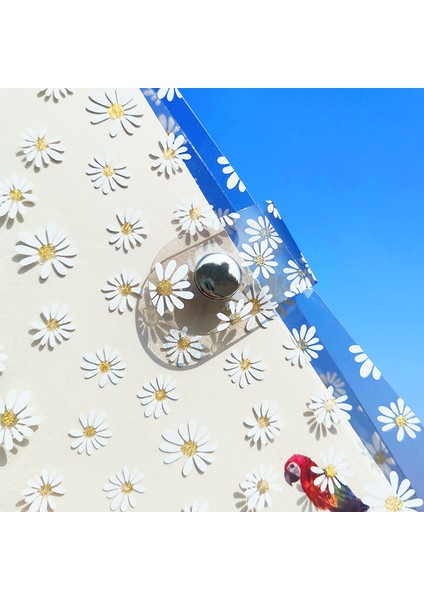 Aylık A6 A6 Küçük Papatya Dizüstü Şeffaf 6 Halkalar Bağlayıcı Dosya Klasörü Gevşek Yaprak Halka Bağlayıcı Kawaii Okul Ofis Malzemeleri (Yurt Dışından) fırsatları