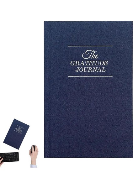 Blue Gratitude Journal Olumlu ve Minnettar Bir Zihin Için Ilham Verici Defter Günlük Tezahür Farkındalık Dergisi Daha Fazlası Için (Yurt Dışından) fiyatları