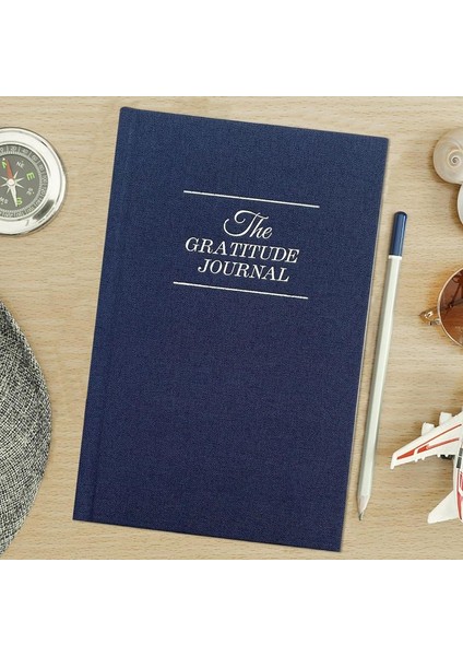Blue Gratitude Journal Olumlu ve Minnettar Bir Zihin Için Ilham Verici Defter Günlük Tezahür Farkındalık Dergisi Daha Fazlası Için (Yurt Dışından) indirimleri