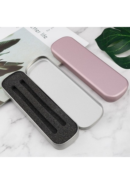 Mor Mini Metal Kalem Kutusu Dahili Sünger Yastık Metal Dolma Kalem Kutusu Kadın Erkek Için 85DD (Yurt Dışından) fiyatları