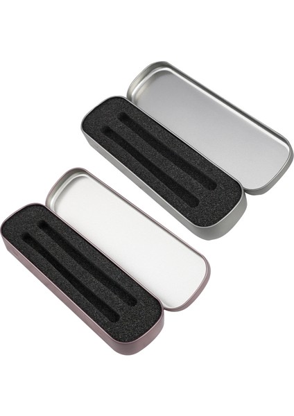 Mor Mini Metal Kalem Kutusu Dahili Sünger Yastık Metal Dolma Kalem Kutusu Kadın Erkek Için 85DD (Yurt Dışından) modelleri