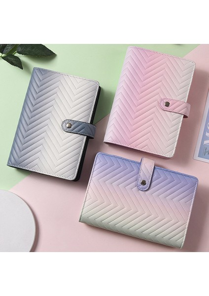 Siyah 27 Adet Pu Degrade Bütçe Bağlayıcı Planlayıcısı Cepler Macaron Nakit Zarflar Sistemi Dizüstü Para Bütçe Tasarrufu Fatura Organizatör (Yurt Dışından) indirimleri