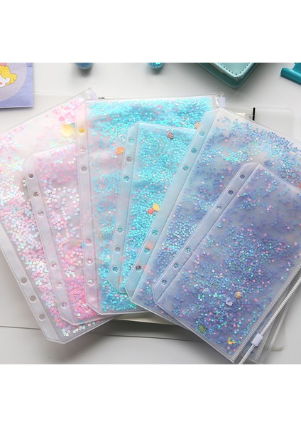 A5 2023 Fromthenon Sevimli Payet Sallamak Kartları 6 Delik Dekorasyon Iç Çanta Planlayıcısı Dizüstü Bilgisayar Aksesuarları, Ince Fermuar Ürün Organizatör Cep (Yurt Dışından) fiyatları