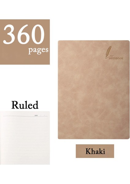 K Çizgili A5 Defter A5/B5,360 Sayfa Cornell/boş/çizgili/okul Ofisi Için Damalı, Planlayıcı Not Defteri Gündemi 2023, Sanat Çizimi Için Eskiz Defterleri (Yurt Dışından)