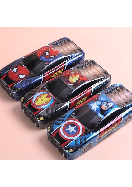 Bumblebee Disney Örümcek Adam Üç Katmanlı Kalem Kutusu Büyük Kapasiteli Karikatür Araba Stereo Kalem Kutusu, Öğrenme Hediye Çok Fonksiyonlu Kırtasiye (Yurt Dışından) modelleri