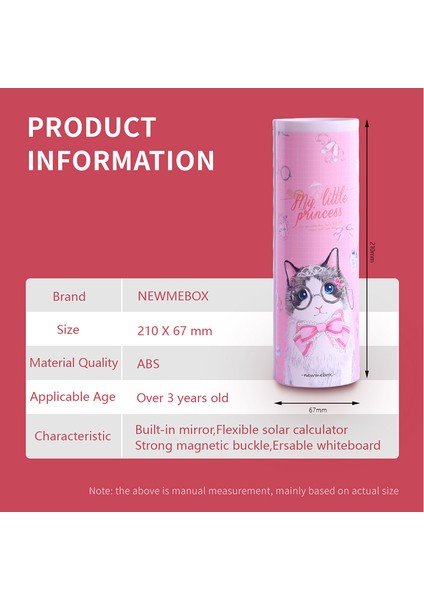I Newmebox Hesap Makinesi Kalem Kutusu Unicorn Kalem Kutusu Kawaii Kırtasiye Okul Kalem Kutusu Trousse Scolaire Astuccio Sevimli Kalem Kutusu (Yurt Dışından)