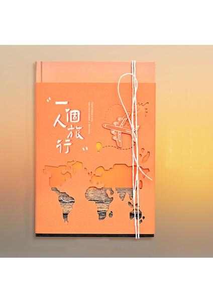 BJB109-04 Ziyi Yalnız Seyahat Seyahat Ciltli Kitap ve Gezgin Için Günlüğü (Yurt Dışından)