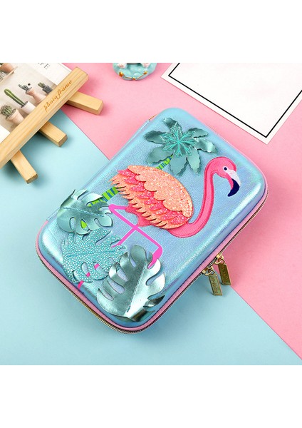 Stil 3 Unicorn Kalem Kutusu Büyük Kawaii Kalem Kutusu Flamingo Kore Kırtasiye Piornik Kalem Kutusu Trousse Scolaire Sevimli Okul Kalem Kutuları (Yurt Dışından)